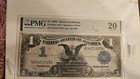 1899  1 Black Eagle Silver Certificate Fr 236 Pmg Vf 20 Large Size Note