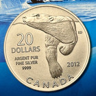 Canada 3 X  20 9999 Pure Silver State Issued Bullion Coins Xf Bu Coa Polar Bear