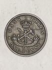 1852 Bank Of Upper Canada One Penny Bank Token Large Coin 33mm