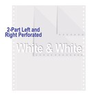 Continuous Computer Paper 9 5 x11  L r Perf Blank 2-pt White white 15lb 1700 ctn