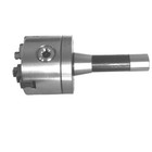 Z Live Center 4  3 Jaw Precision Lathe Chuck With R8  Shank  non-rotating 