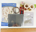Thing-a-ma Jig Kit Lot Wire Patterns Pegs Jewelry Making Earrings Necklace