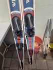 Vintage Sears   Water Skis Wood Wedge Edge Combination