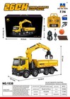 1 14 Huina 1538 Rc Timber Grab Truck Dumper  Rtr 2 4g Radio 1200mah Battery
