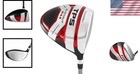 Driver Golf Club  Men s 10 5 Degree  Black red  Headcover Included