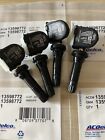 Set Of 4 Genuine Oem Tpms Sensors For Gm Buick Cadillac Chevrolet 13598772