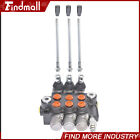 Findmall 3 Spool Hydraulic Directional Control Valve Double Acting 11gpm