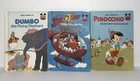 Lot Of 9 Vintage Kids Books Duck Tales Pinocchio Snow White Bambi