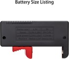 Battery Tester Checker  Universal Small For Aaa Aa C D 1  Red