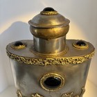 Antique Mixed Metal Ornate Dragon Vessel Cabochons 13 5 Inche Tall China Asian  
