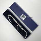 New In Box Ariana Grande X Necklace Mixed Cut  Heart-shaped White Rhodium Plated