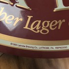 Vintage 1993 Latrobe Brewing Rolling Rock Bock Beer Metal Bar Pub Sign