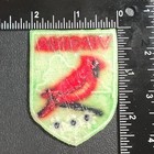 Vintage Souvenir Travel Patch-virginia-cardinal-flowering Dogwood 