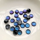 100pcs Round Opaque Beads Flatback Colorful Charms Diy Jewelry Crafts Decoration