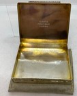 Sterling Silver Cigarette Box Engraved