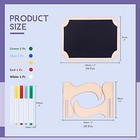 30pcs Mini Chalkboard Signs With Liquid Chalk Markers   Easel Stands - Wedding  