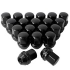  Oem Lug Nuts large Acorn Seat Wheel Lug M14  1 5 Black 20 Pack-1 5  Heigh