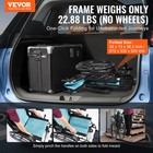 Vevor Wheelchair Aluminum Alloy Ultra-lightweight 18-in Wide Seat 250lbs