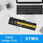 6 Cells Laptop Battery For Lenovo Thinkpad T410 T420 T510 T520 Sl410 Sl510 W510