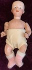 6    Teensy Antique German Art Character Gebruder Heubach Doll W 5 Piece Baby Body