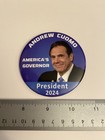 Andrew Cuomo America   s Governor President 2024 Pin Back Button P77