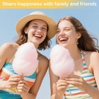 100 Pieces Cotton Candy Cones  Cotton Candy Sticks 13 8 Inch - Random Colors