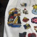 Lot Of 28 Stained Glass Pieces Sun Catcher Religious  Birds Boats Flowers