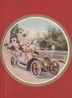 C1908 victorian Women In Touring Car aristocratic antique Vtg Art Postcard