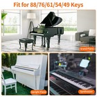 Piano Keyboard Stickers For 88 76 61 54 49 Keys  Transparent And Black