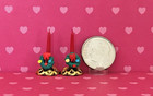Dollhouse Miniature Christmas Candles - Choice Of 1 Pair - 1 12 Scale