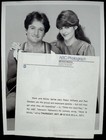 Robin Williams Pam Dawber Mork   Mindy Press Photo 1981 Abc Snipe Date Stamp Vtg