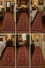 Natural Wool Old Orintal Rugs  Hand Woven knotted Size Approximately 2  5  X 10 