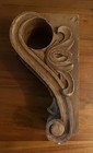 Antique Vintage Wall Bracket Corbel Single  Acanthus Leaf Architectural Shelf