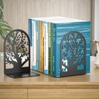 Black Metal Tree Bookends For Shelves Decorative Bookend Set Of 2 Pairs Bookends