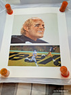 Lot Of 4 Merv Corning Signed Lithographs Nfl Superbowl Highlights Limited Ed 