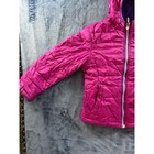 Gerry Girls Puffer Jacket Magenta Pink Purple Sherpa Lined Hooded Quilted Coat