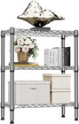 3-tier Wire Shelf Bakers Racks Kitchen Shelves Storage Units 31 5 h Adjustable