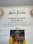 Vintage Aretha Franklin Concert Poster - Carnegie Hall Atlantic Records Rare