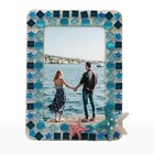 Sea-themed Resin Decor   Blue Mosaic Photo Frame Kit