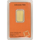 5 Gram Gold Bar - Valcambi Suisse - 999 9 Fine In Sealed Assay