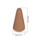 6pcs 2 9 x1 5  Pu Leather Scissors Sheath Scissor Cover Protector  Yellow Brown