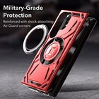 For Samsung Galaxy S25 Ultra S24 S23 Fe S22 Magnetic Ring Stand Armor Case Cover
