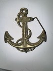 Nautical Boat Ship Anchor Brass Vintage Belt Buckle