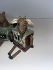 3 Farm Animal Figurines Shelf Sitters Resin Celery Salt   Paprika 2 Goats Wmg