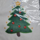 New Vintage 1984 Lillian Vernon Christmas Tree Towels Embroidered Applique Set 2