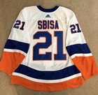 Luca Sbisa 2018-2019 Game Worn New York Islanders Jersey - Cbw Patch