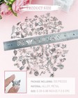 Jialeey Wholesale Bulk Lots Jewelry Making Silver Charms Mixed Smooth Tibetan Si