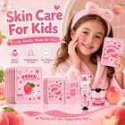 18 Pack Skin Care Gift Set For Kids   Teen Girls - Fun Spa Essentials   Self-car