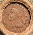 Unsearched Old Estate Wheat Cent Roll Indian Head Vintage Penny Silver Dime  q2