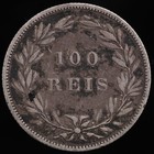 1879 Portugal 100 Reis Coin